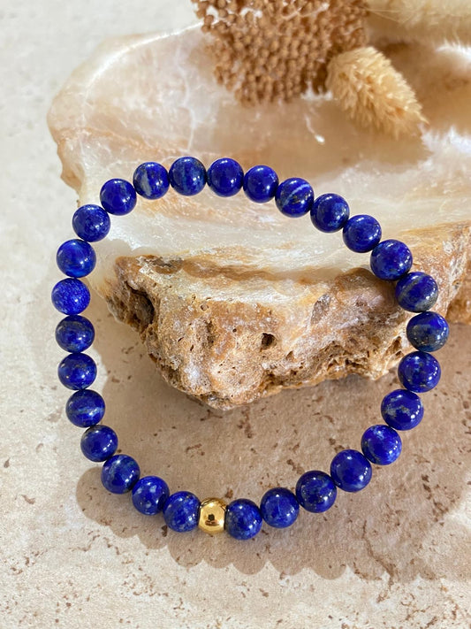 Bracelet pierres naturelles Lapis-Lazuli "Sommeil"