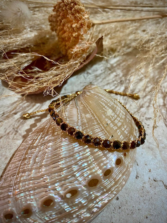 Bracelet Bali Oeil de Tigre "Protection et anti-stress"