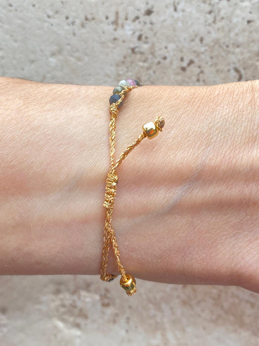 Bracelet Bali Grenat "Joie"