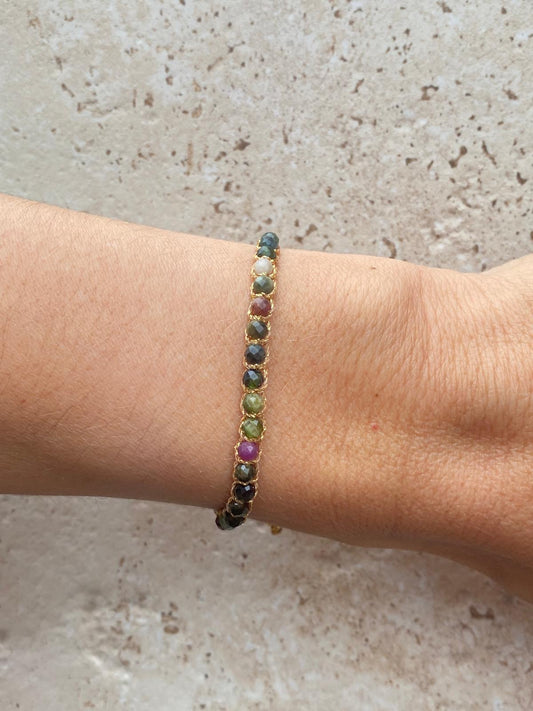 Bracelet Bali Tourmaline "Protection"