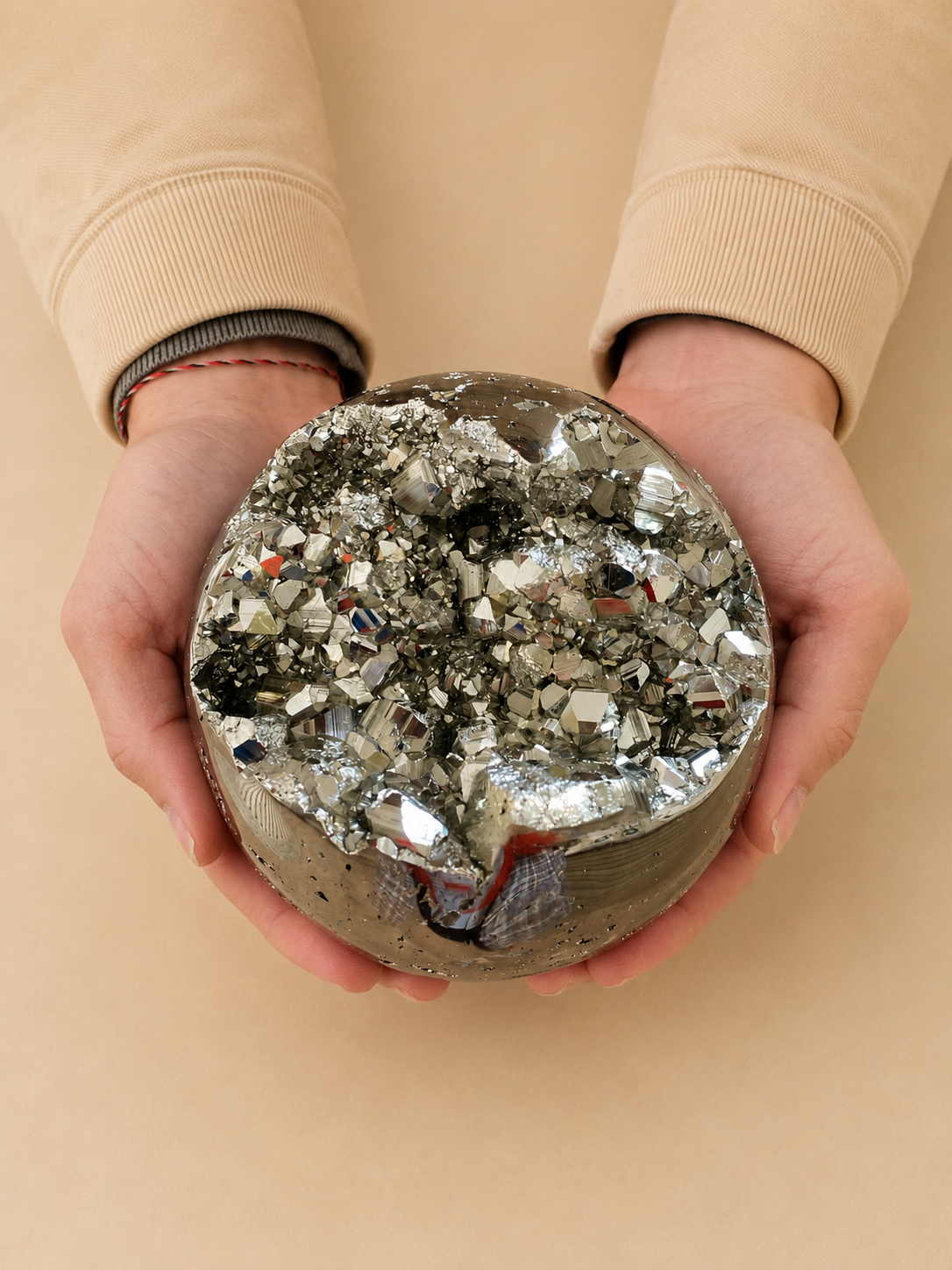 "Pièce d’exception"sphère de Pyrite de 6kg