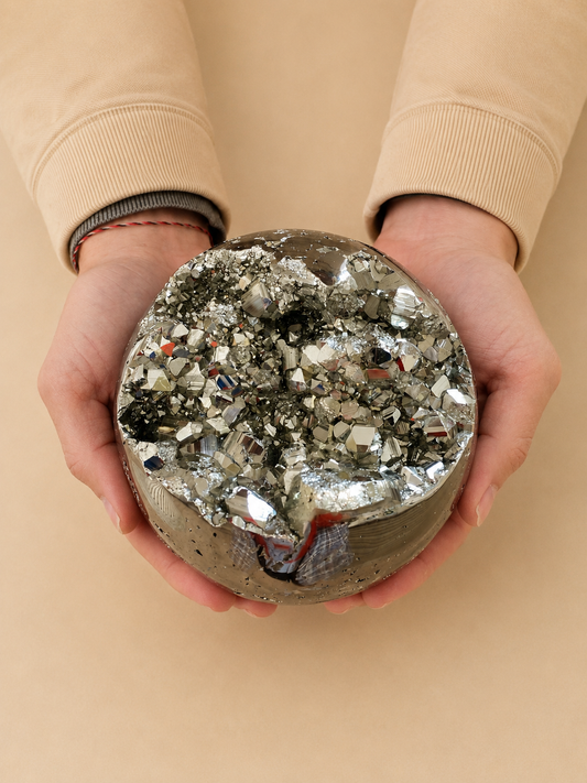 "Pièce d’exception"sphère de Pyrite de 6kg