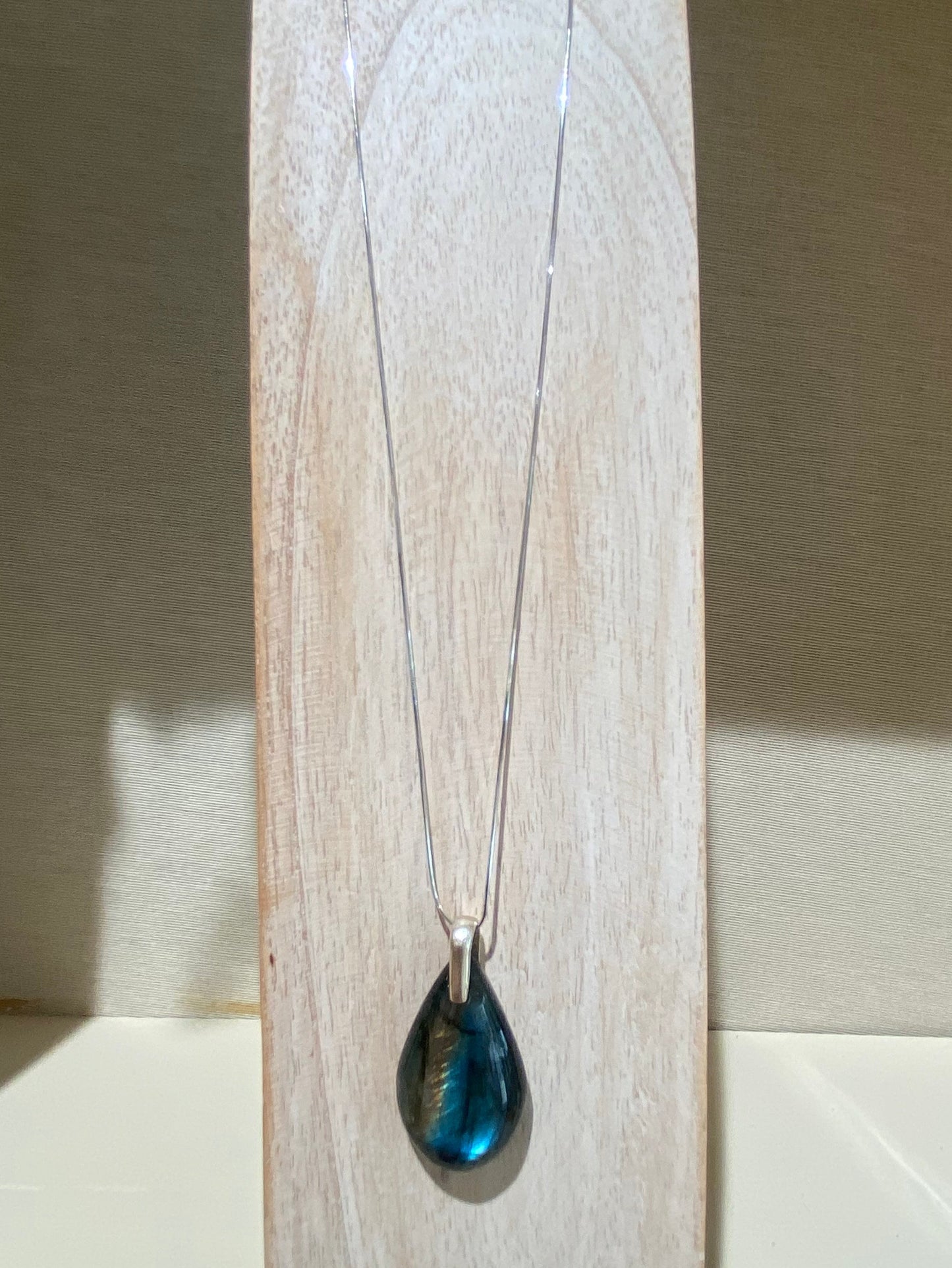 Collier avec chaine en argent 925 Labradorite