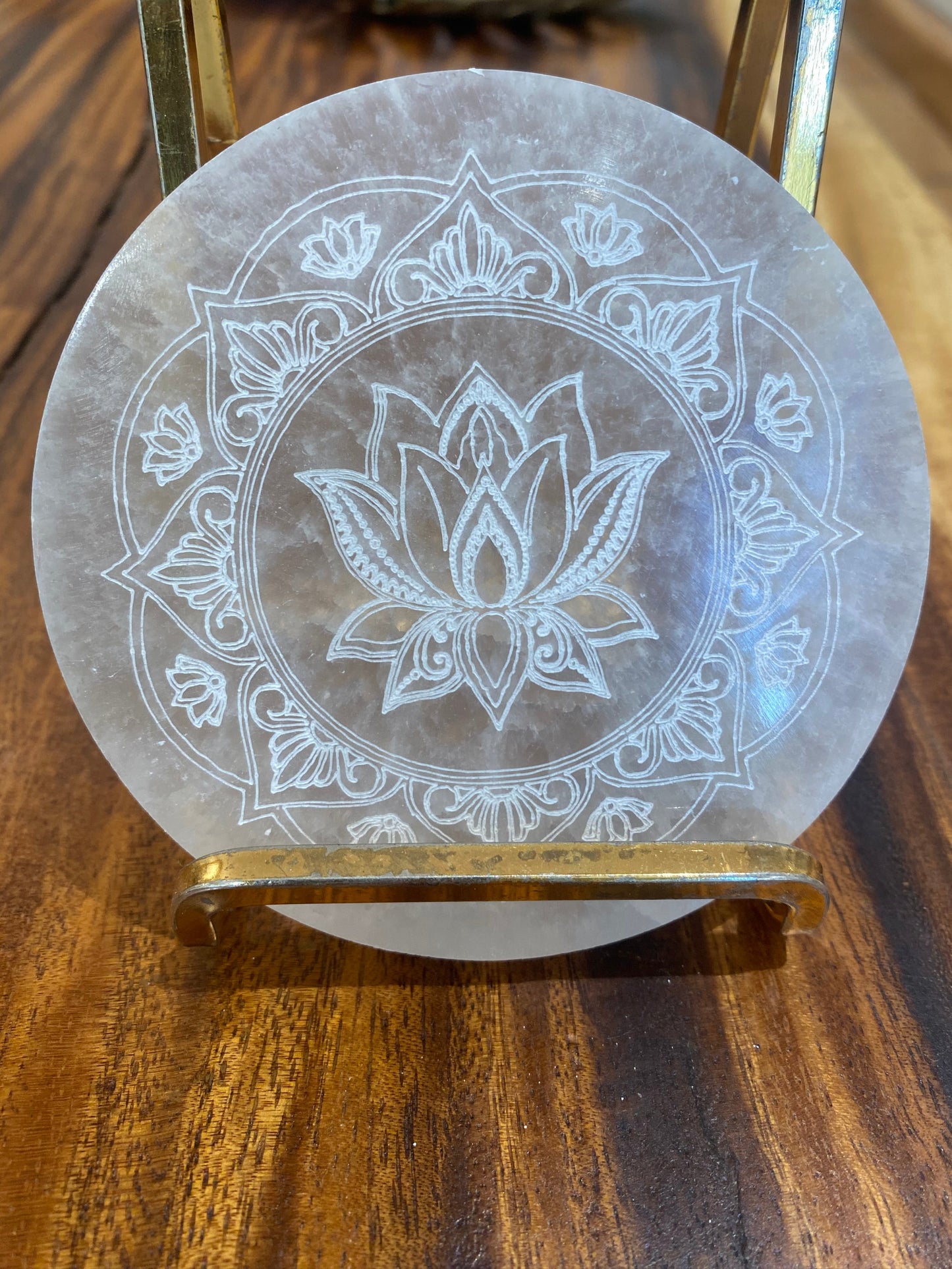 Plaque de rechargement de Minéraux en Sélénite