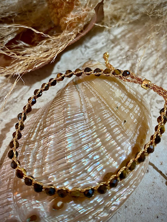 Bracelet en pierres naturelles Oeil de Tigre