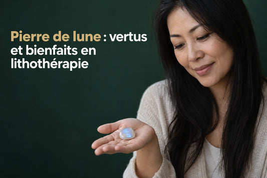 Pierre de lune : vertus et bienfaits en lithothérapie