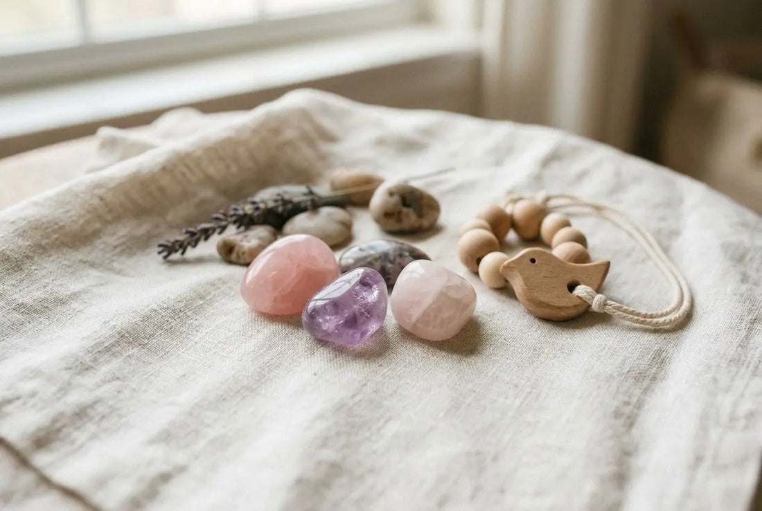 Pierre pour le sommeil de bébé : guide lithothérapie enfant