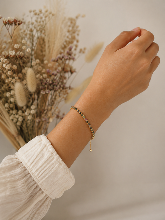 Bracelet Bali Tourmaline "Protection"