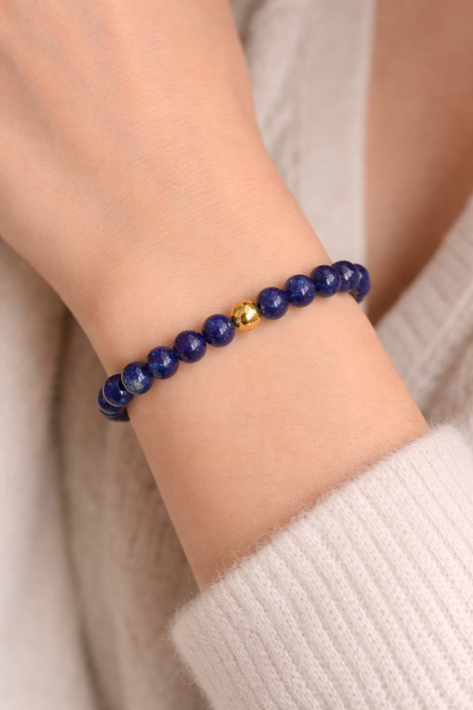Bracelet pierres naturelles Lapis-Lazuli "Sommeil"