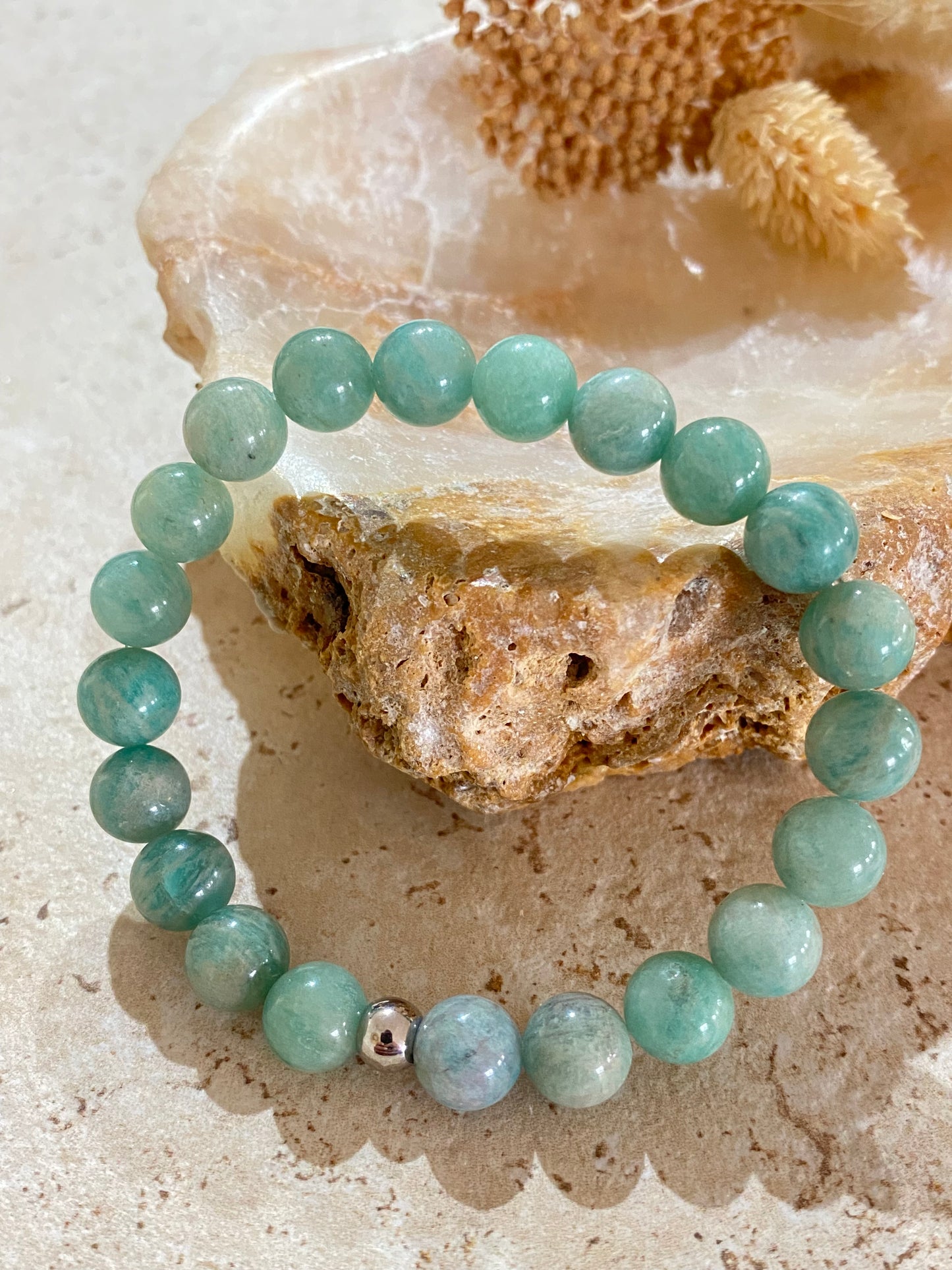 Bracelet pierres naturelles Amazonite