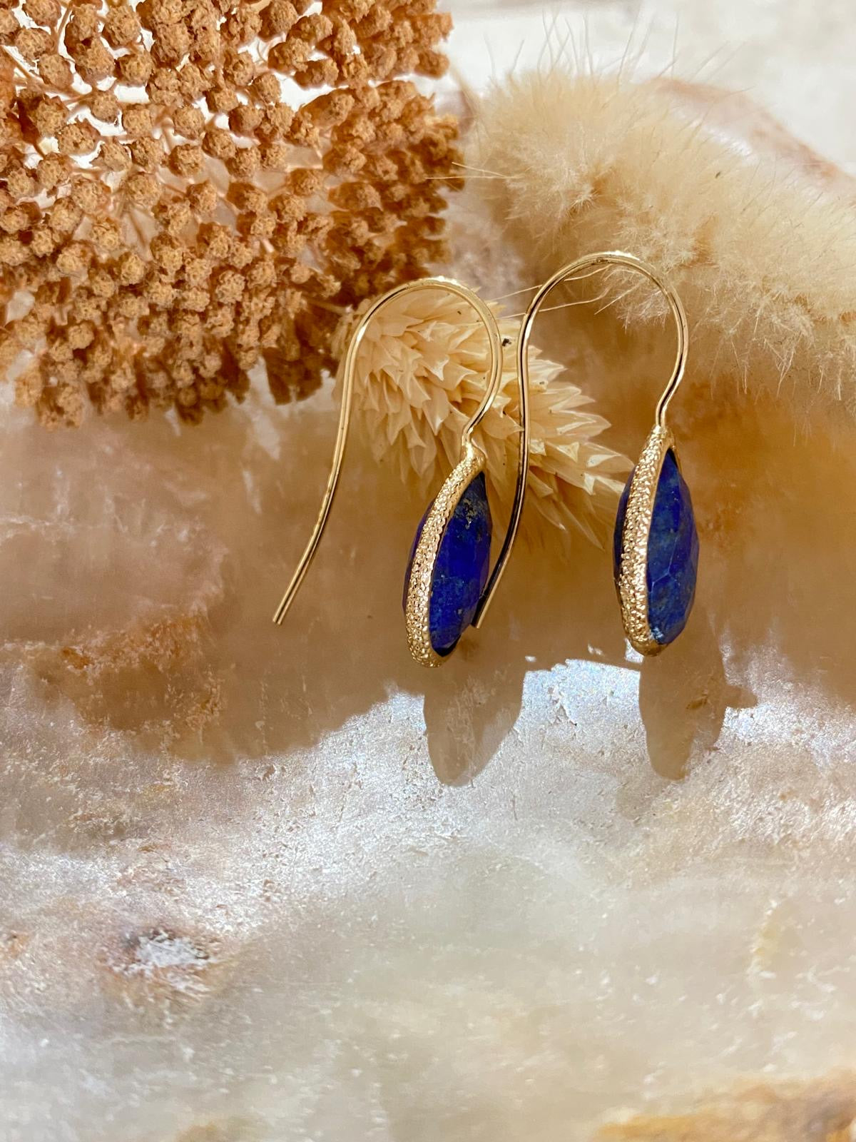 Boucles d’oreilles Lapis-Lazuli