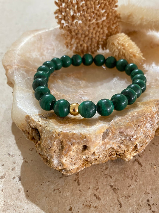 Bracelet pierres naturelles Malachite