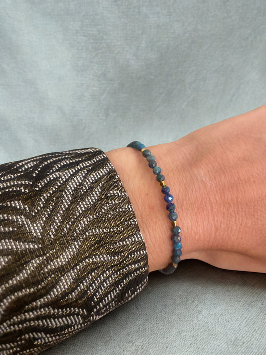 Bracelet fin en Azurite