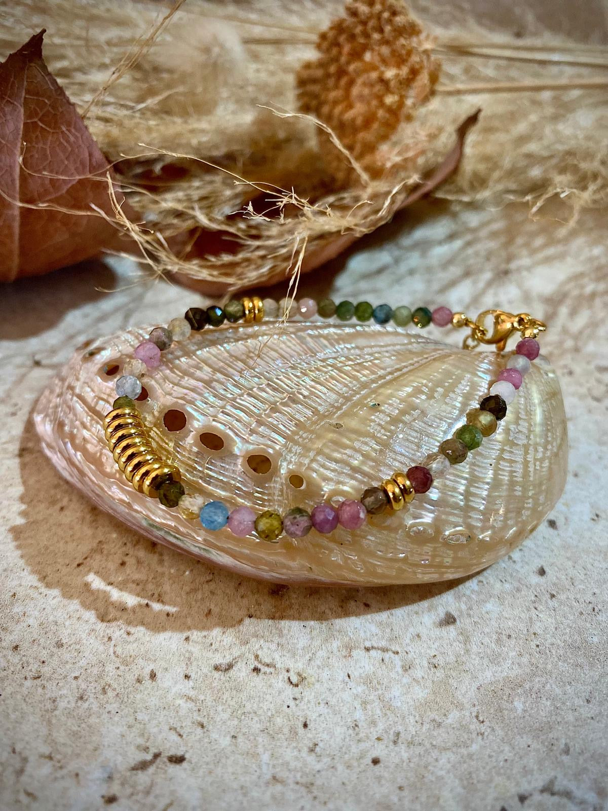 Bracelet fin en Tourmaline "Protection"