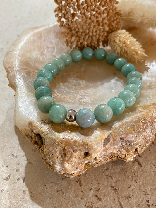 Bracelet pierres naturelles Amazonite