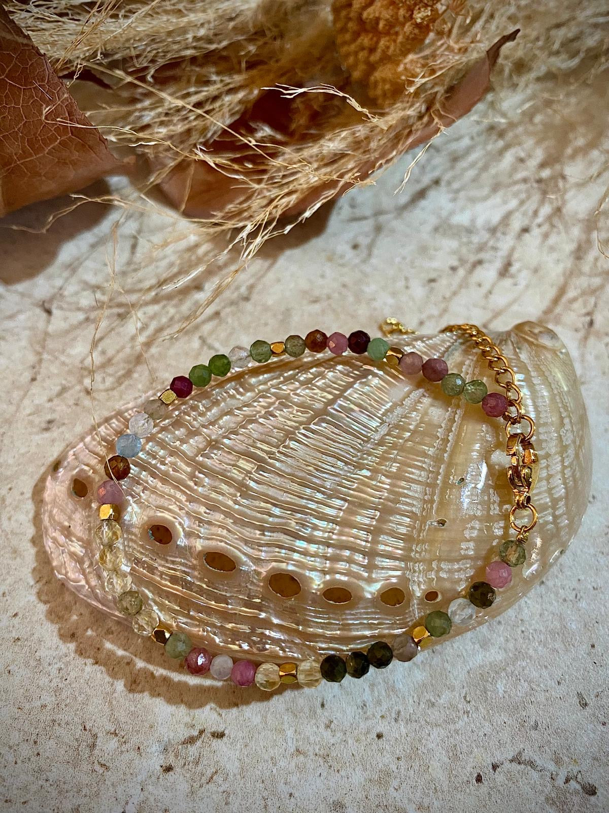 Bracelet fin en Tourmaline "Protection"