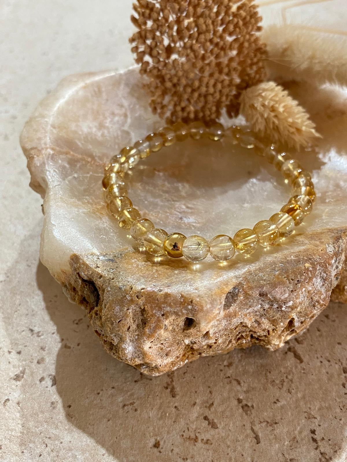 Bracelet pierres naturelles Citrine