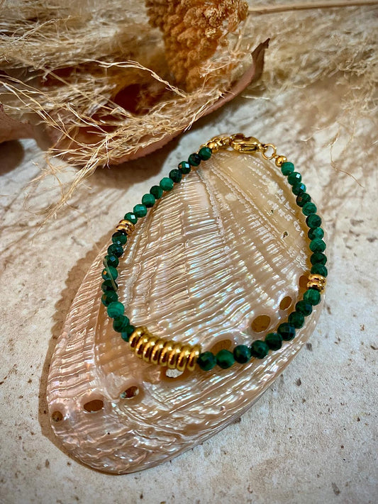 Bracelet Malachite "Douleur et Protection"