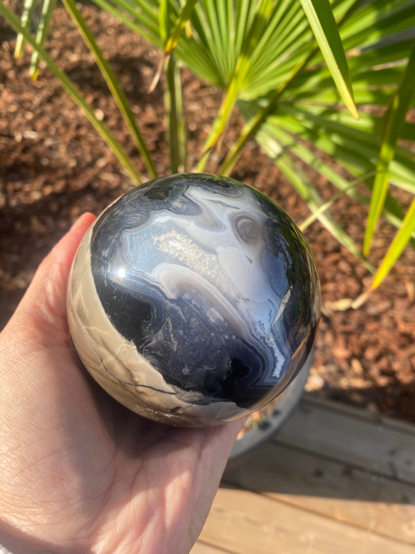 Agate volcano